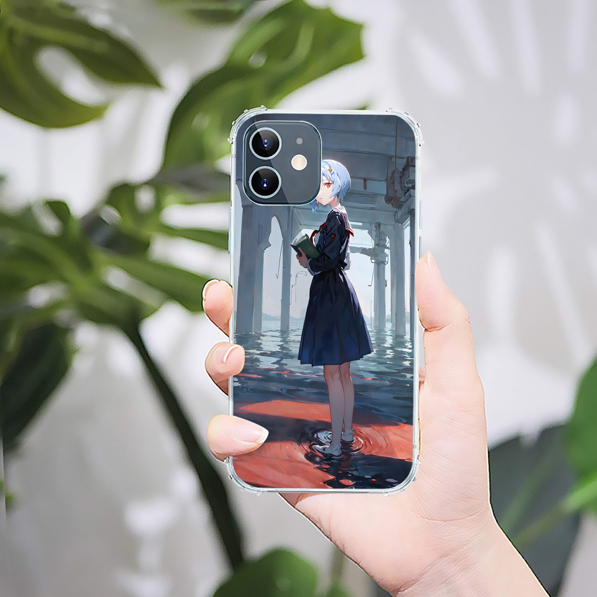 （画像用） EVA 新世紀エヴァンゲリオン 【iPhone 12シリーズ対応】透明スマホケース（クリアソフトケース）